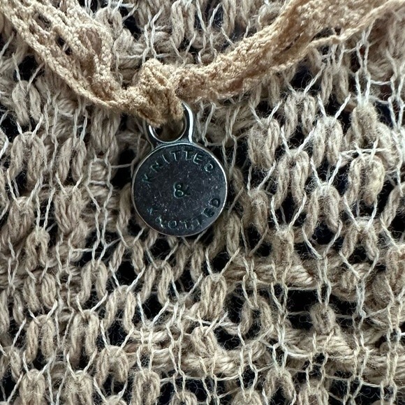 Anthropologie Knitted & Knotted Banded Bouquets Alpaca Wool Cashmere Sweater S - Picture 6 of 7